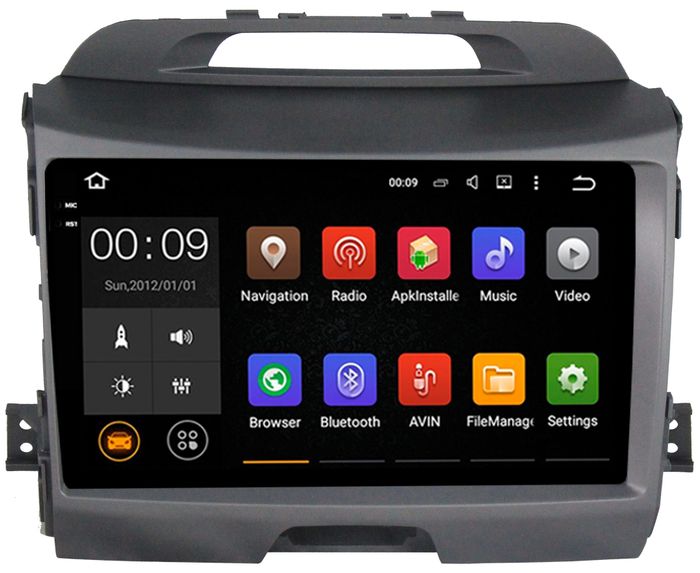 Магнитола для KIA Sportage 2010-2016 - AIROC 2K RX-2313 Android 13, Быстрая, QLed+2K, CarPlay, SIM-слот