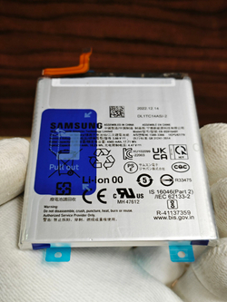 Аккумулятор ОPИГИHAЛ 100% для Samsung S23 Ultra (EB-BS918ABY) АКБ 5000mAh Li-ion Polymer
