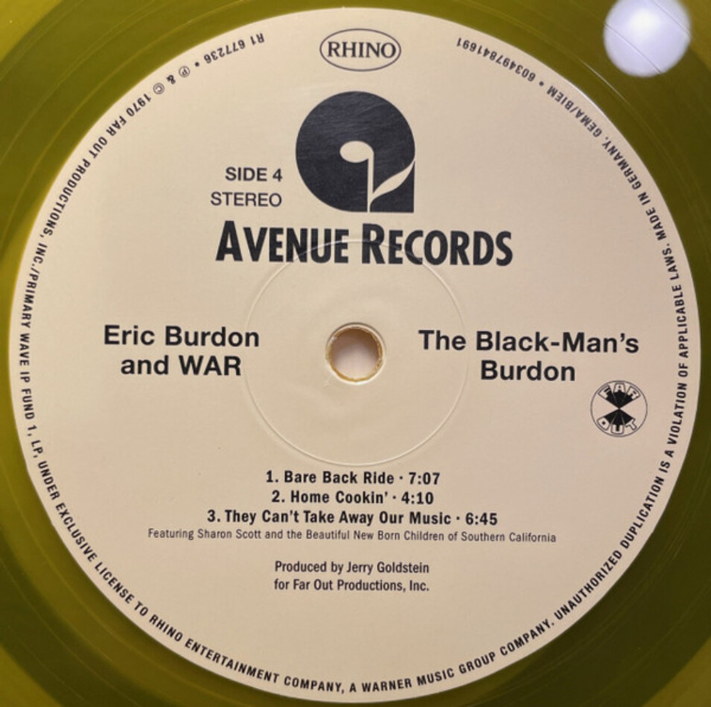 Eric Burdon & War / The Complete Vinyl Collection (Coloured Vinyl)(Limited Edition)(4LP)
