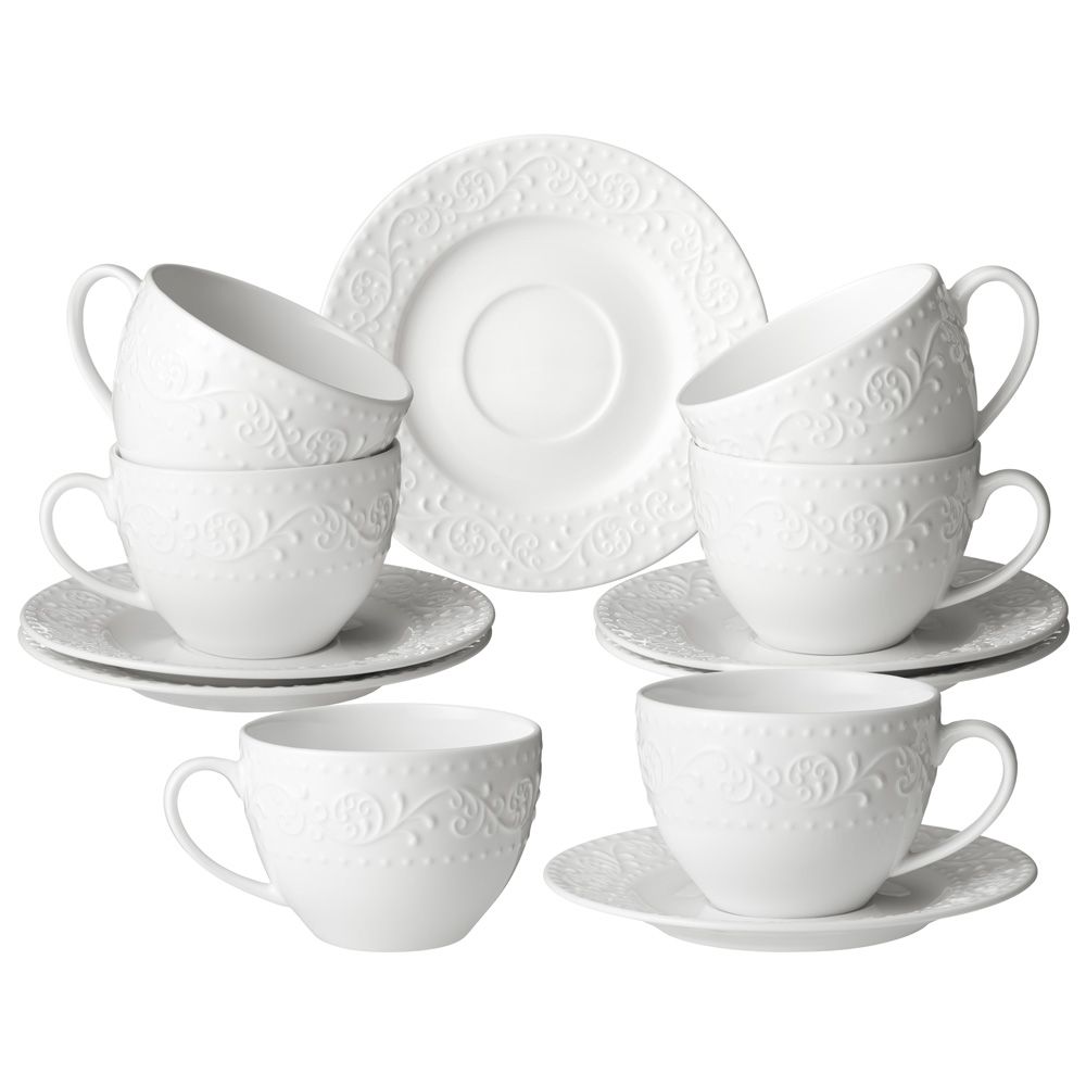 ЧАЙНЫЙ НАБОР LEFARD "FLORAL" НА 6 ПЕР. 12 ПР. 250 МЛ (КОР=4НАБ.)