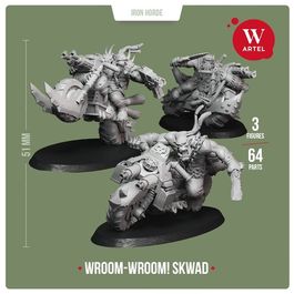 Комплект миниатюр Wroom!Wroom! Skwad