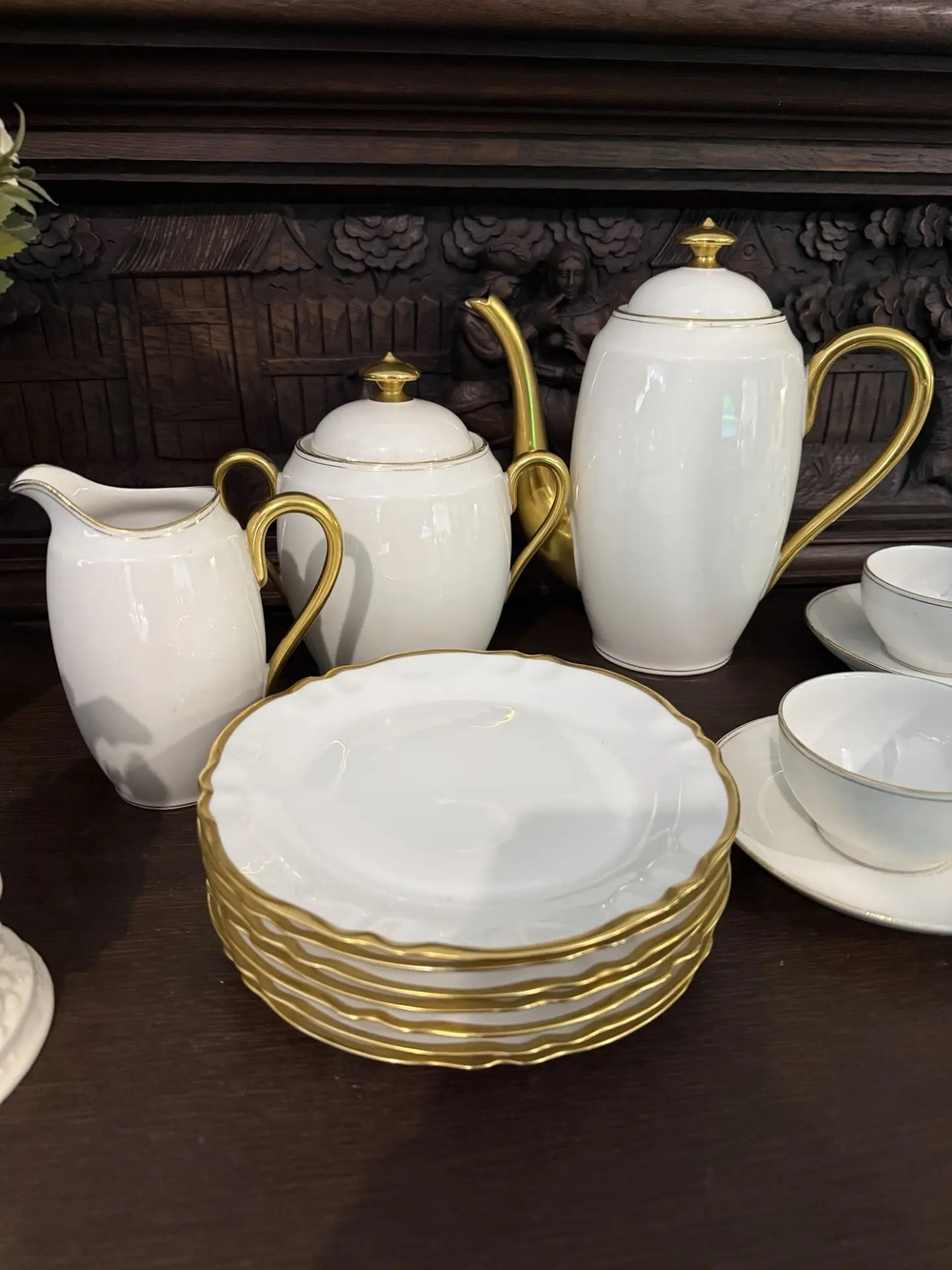 Чайный сервиз на 7 персон «Limoges»