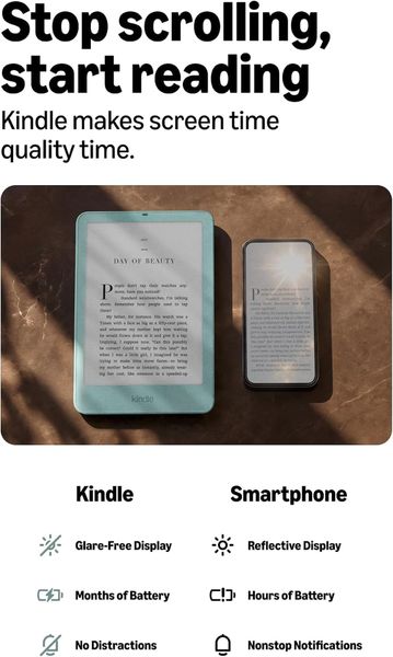 Электронная книга Amazon Kindle PaperWhite 2026 32Gb Signature Edition Зеленый | Seaglass Green