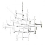 Pendant design lamp  Crown Major by Nemo (White,  30 lampshades)