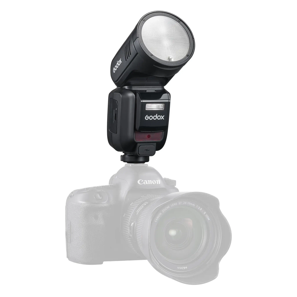 Вспышка накамерная Godox V100F TTL с круглой головкой для Fujifilm