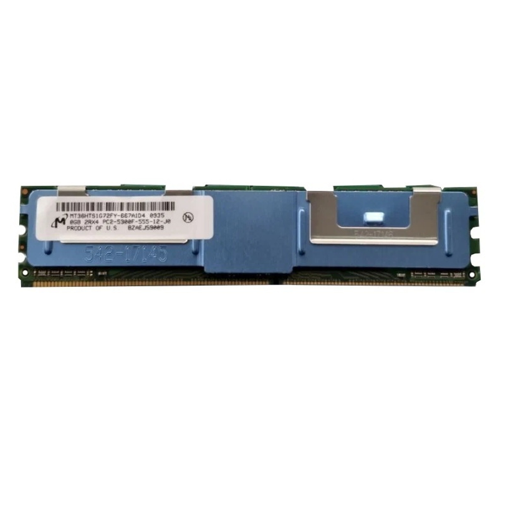 Серверная оперативная память DIMM DDR2 8Gb, 667Mhz Micron ECC (MT36HTS1G72FY-667A1D4), (415VZW7)