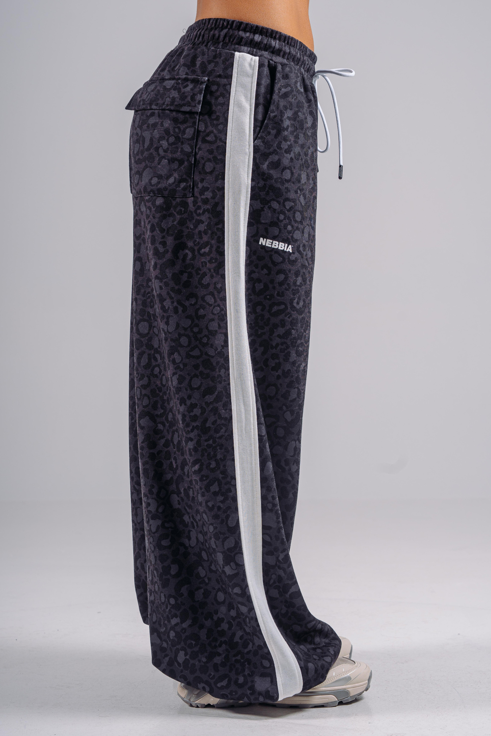 Брюки Baggy Leopard Sweatpants PRIMAL 865 Черный леопард