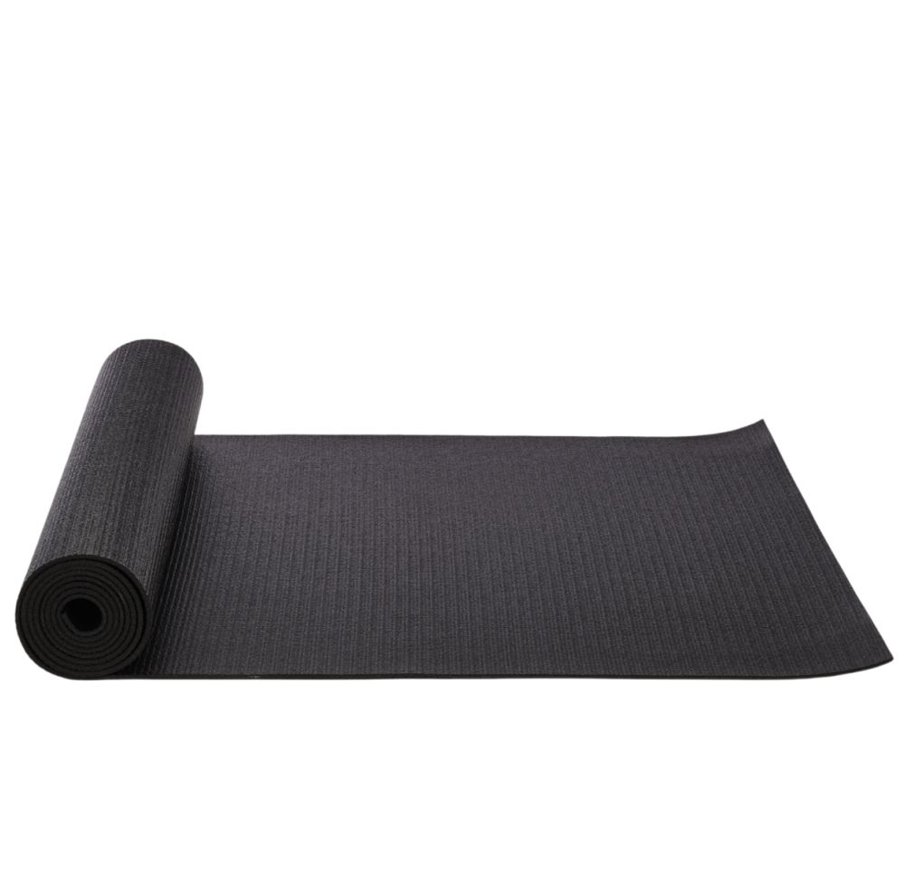 Коврик для фитнеса и йоги YM01-PVCYO-Black 173 х 61 х 0,3 см