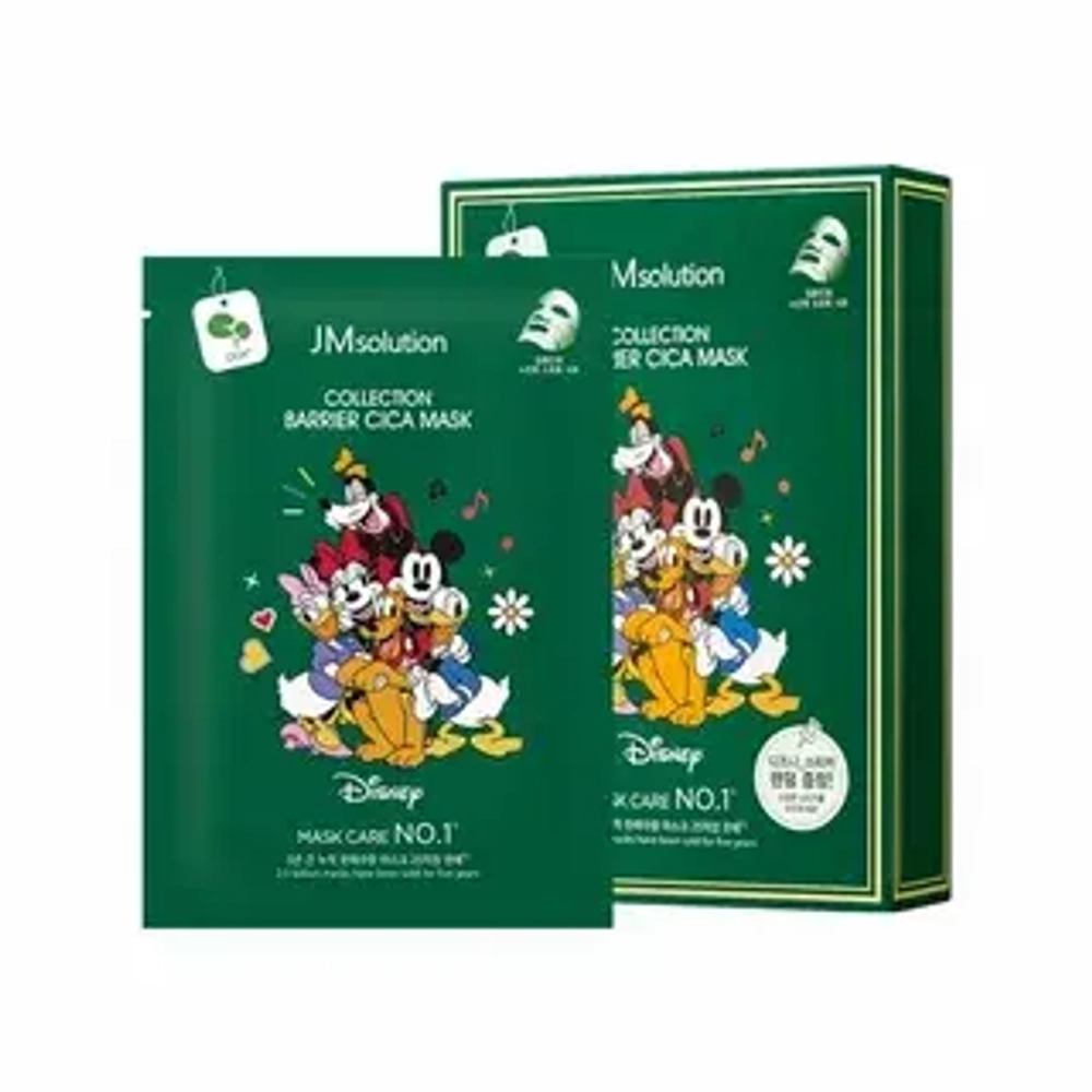 Тканевая маска с экстрактом центеллы JMSolution Disney Collection Barrier Cica Mask