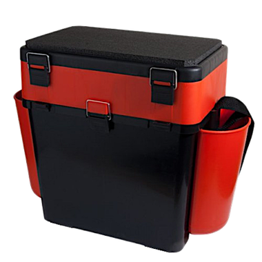 Ящик зимний Helios FishBox Двухсекционный 19л Оранжевый