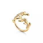 Кольцо из жёлтого золота 18k.🌿Tiffany , Olive