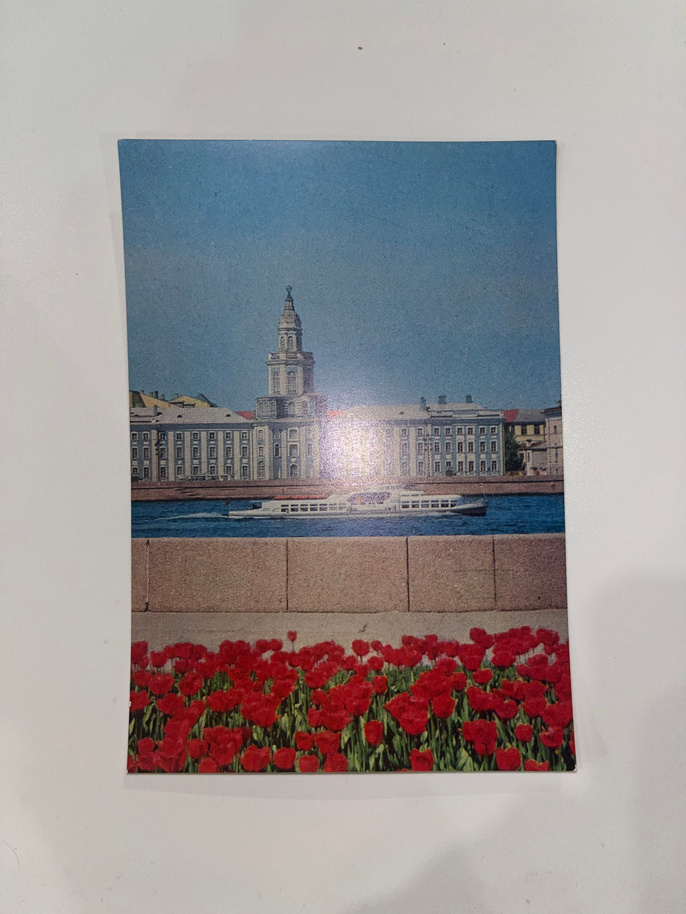 Открытка "Ленинград/Кунсткамера/Памятни архитектуры VIII века"