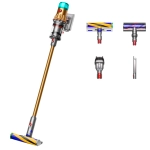 Беспроводной вертикальный пылесос Dyson V12 Detect Slim Absolute (SV46), Gold / Gold