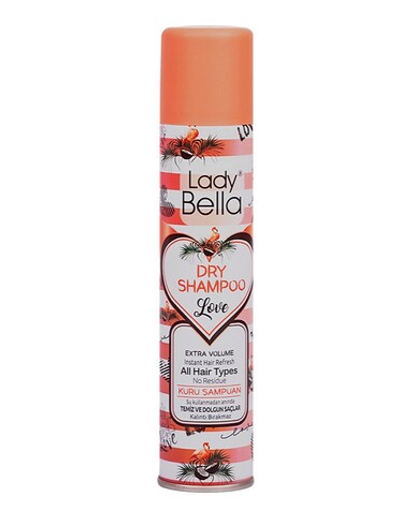 Lady Bella Сухой шампунь для волос Love 200мл