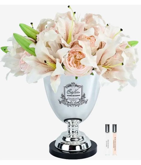Букет лилии и розы бледно-розовый Lilies & Roses blush, Cote Noire
