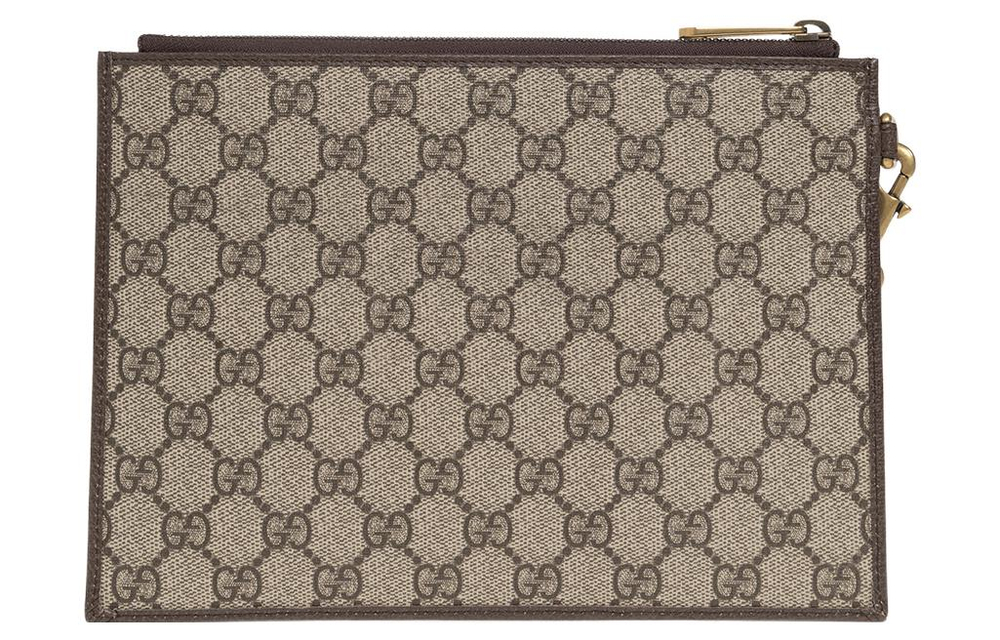 GUCCI Double G Plaque Ophidia Pouch