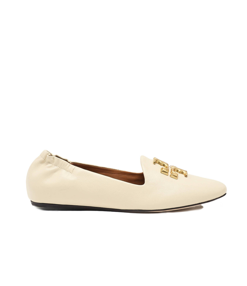 Кожаные мокасины TORY BURCH - бежевый(84922)
