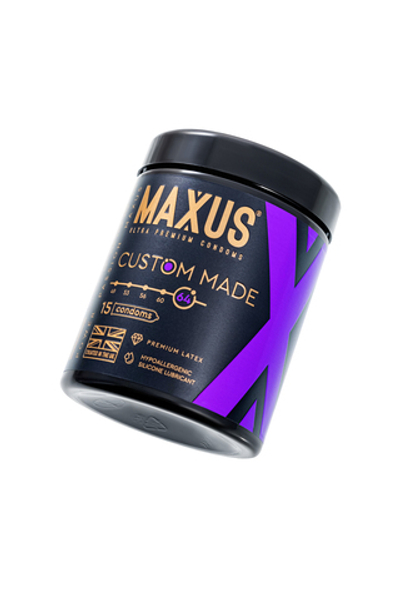 Презервативы MAXUS Custom Made 60 №3 в железном кейсе, увеличенные X-Edition, 3 шт