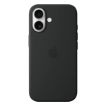 Силиконовый чехол с поддержкой MagSafe Apple Silicone Case для iPhone 16, Black (Черный)
