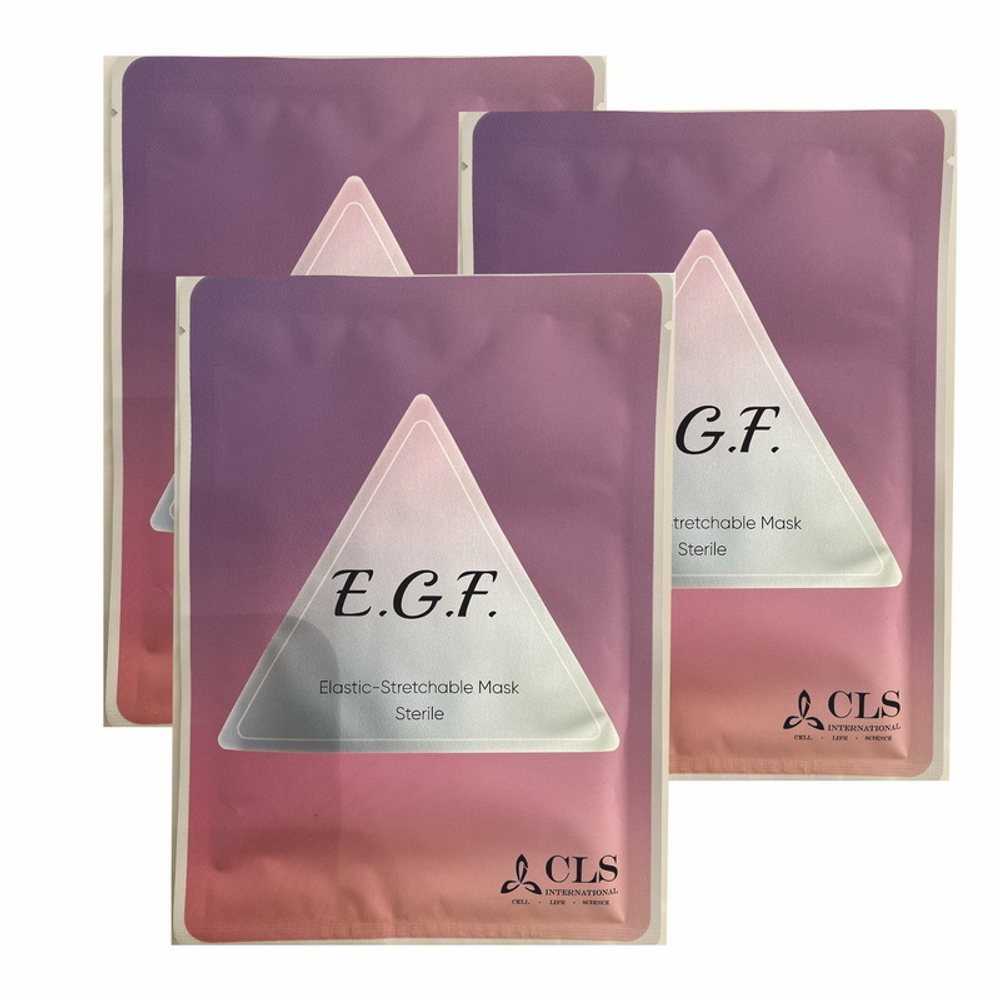 EGF Elastic-Stretchable Mask CLS | Биоцеллюлозная маска с фактором роста