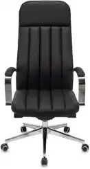 Кресло руководителя Бюрократ T-998SL черный Nappa 999 искусственная кожа крестов. металл хром