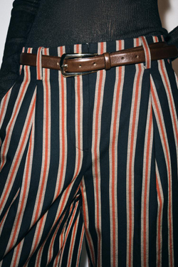 ZARA РЕМЕНЬ ИЗ 100% КОЖИ С ПРЯЖКОЙ, КОРИЧНЕВЫЙ