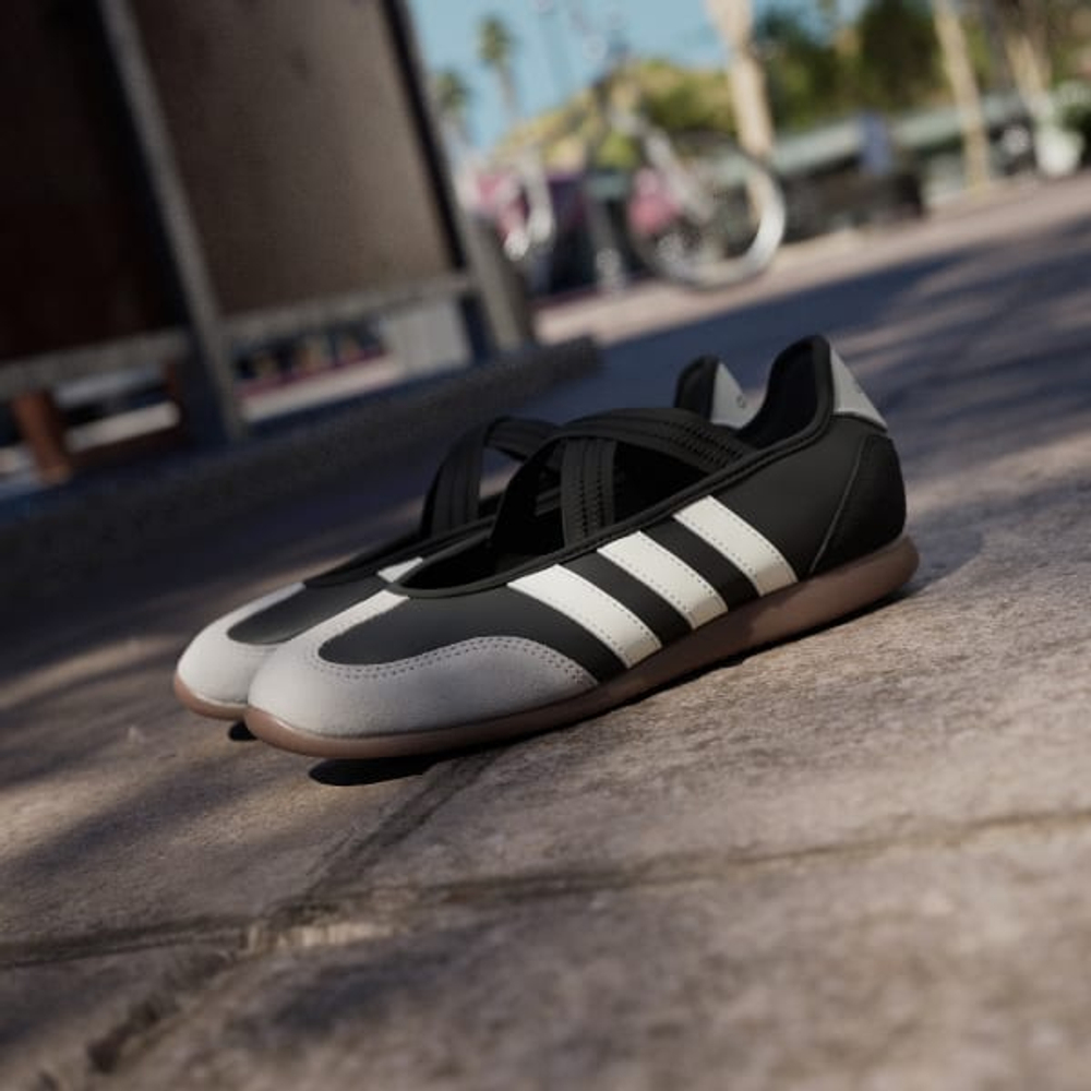 ADIDAS Балетки Barreda Mary Jane, черный/белый