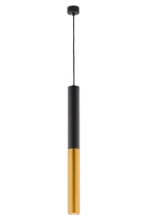 Светильник подвесной Rilon 1005B+G-L BLACK+GOLD, 10 Вт, золотой и чёрный