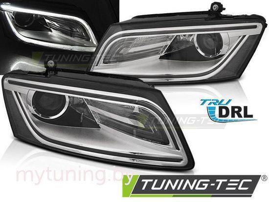 Передние фары для Audi Q5 (12-17) хромированная