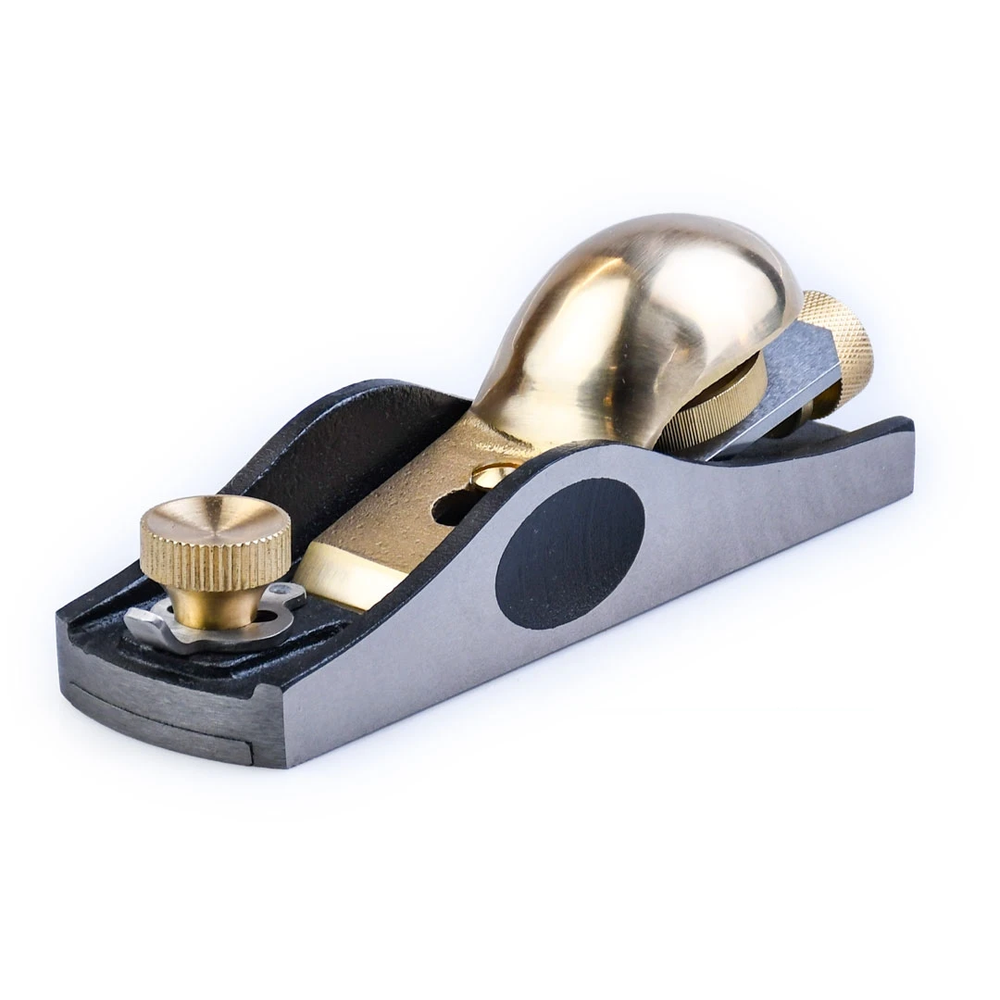 Рубанок оборотный GOLDRATIO N 60 1/2 длина 158 мм лезвие 35 мм Adjustable Mouth Block Plane М00024151