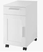 Тумба с ящиками на колесах Ikea Brimnes, белый