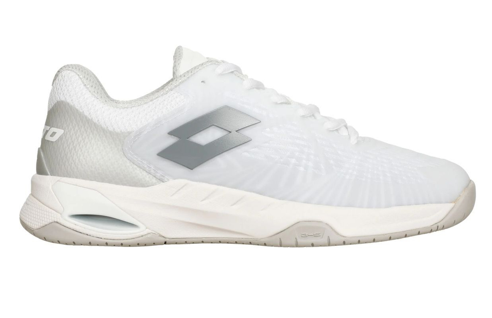 Женские теннисные кроссовки Lotto Mirage 100 II SPD W - all white/cool gray 9C