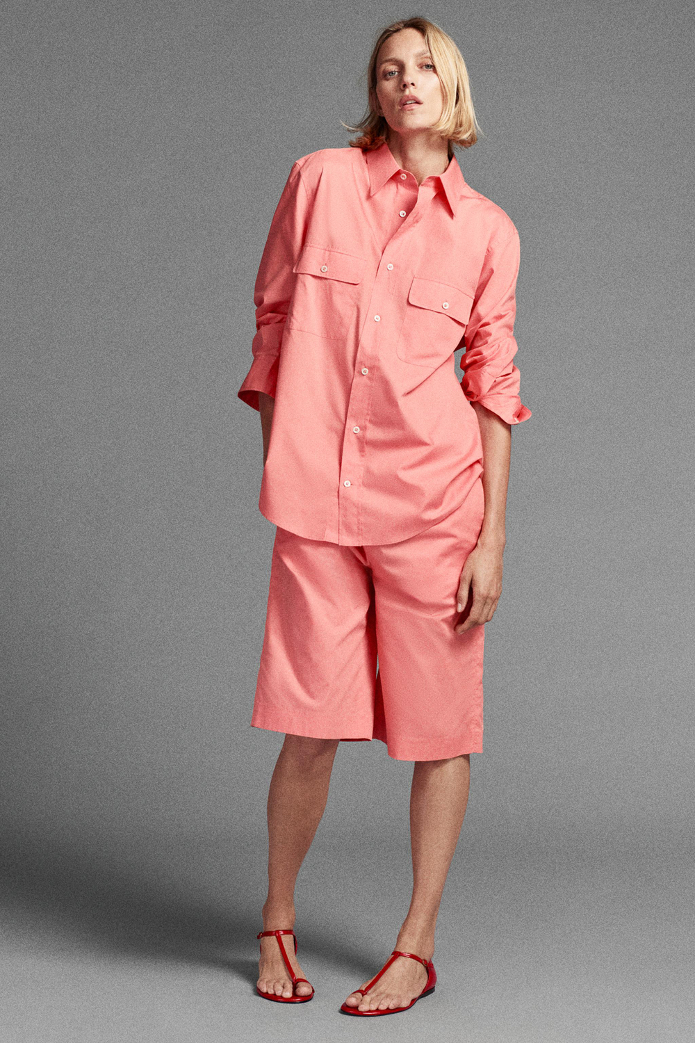 ШОРТЫ В ПИЖАМНОМ СТИЛЕ — ZW COLLECTION — ZARA