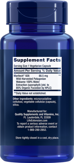 Optimized Fucoidan with Maritech® 926 60 капсул Life Extension