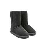Кожаные угги wallaby lo EMU Australia - графитовый(K10102)