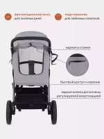 Коляска детская RANT "CASPIA 2.0" RA100 Grey