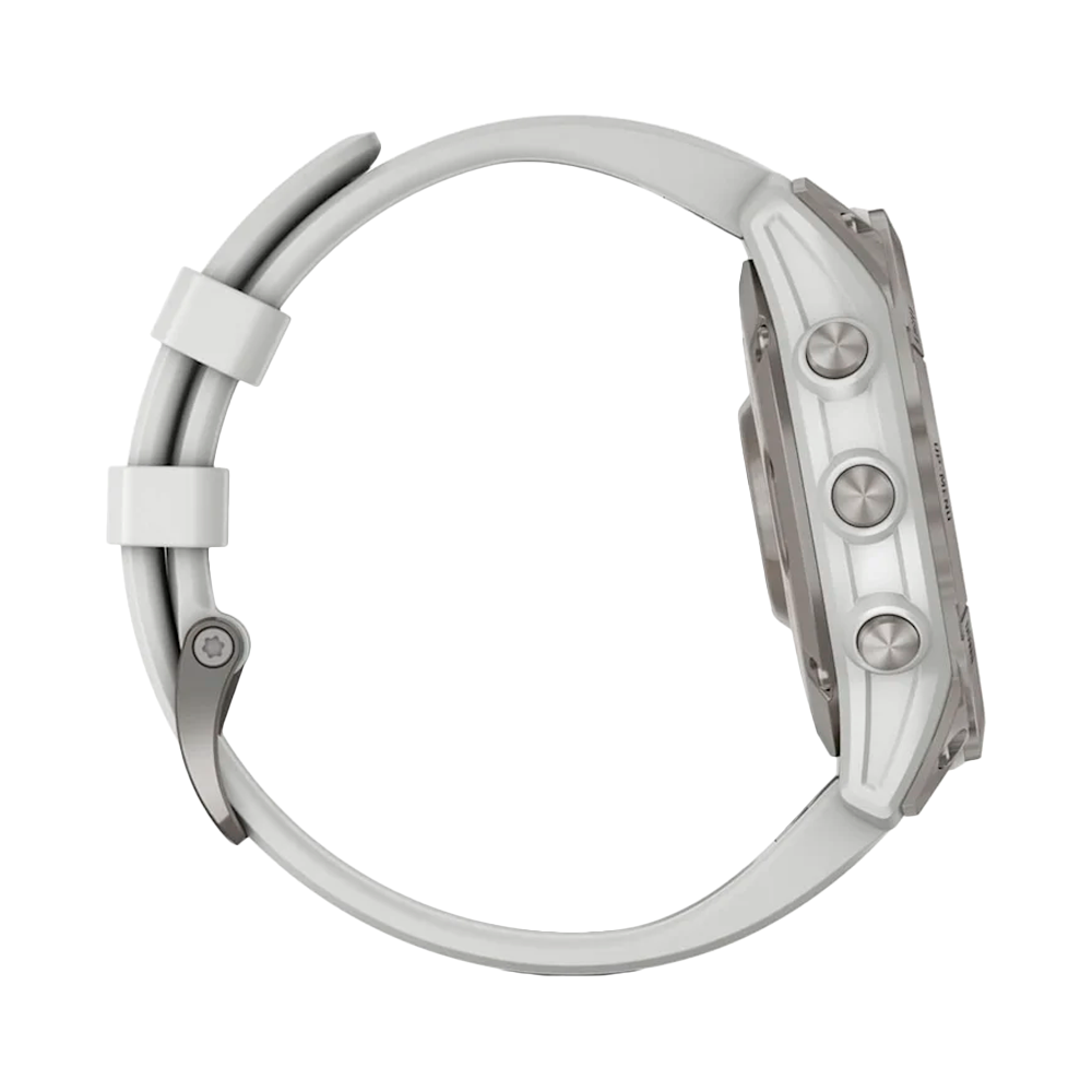 Умные часы Garmin Epix (Gen 2), 47mm, Sapphire Titanium White (010-02582-21)