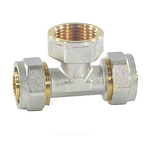 Тройник МП латунь никель обжим Дн 16х1/2"х16 ВР ГОСТ 32415-2013 7013 Aquasfera 7013-01