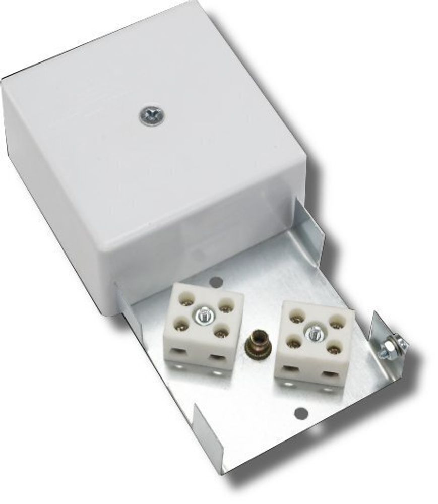 Коробка монтажная огнестойкая КМ-О (4к)-IP41 72х72х36мм Гефест (2 керам.колодки 2 х 3мм², 72х72х36мм) Коробка монтажная огнестойкая КМ-О (4к)-IP41 72х72х36мм Гефест (2 керам.колодки 2 х 3мм², 72х72х36мм)