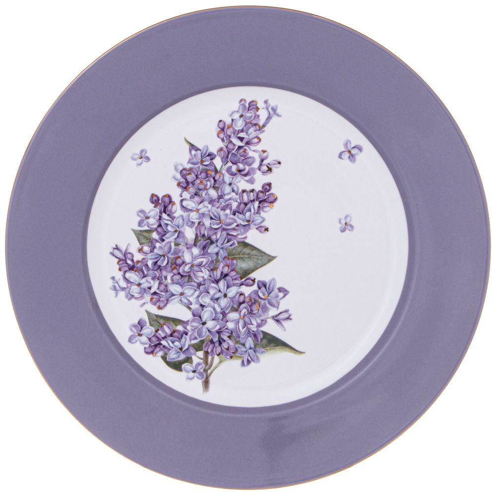 НАБОР ТАРЕЛОК ЗАКУСОЧНЫХ LEFARD "LILAC" 4 ШТ. 20,5 СМ МИКС (КОР=12НАБ.)