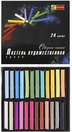 Пастель сухая художественная СПЕКТР "Северное сияние", 24 цвета, квадратное сечение, 06С-406