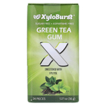 Xyloburst, ксилитоловая камедь, зеленый чай, 24 шт., 36 г (1,27 унции)