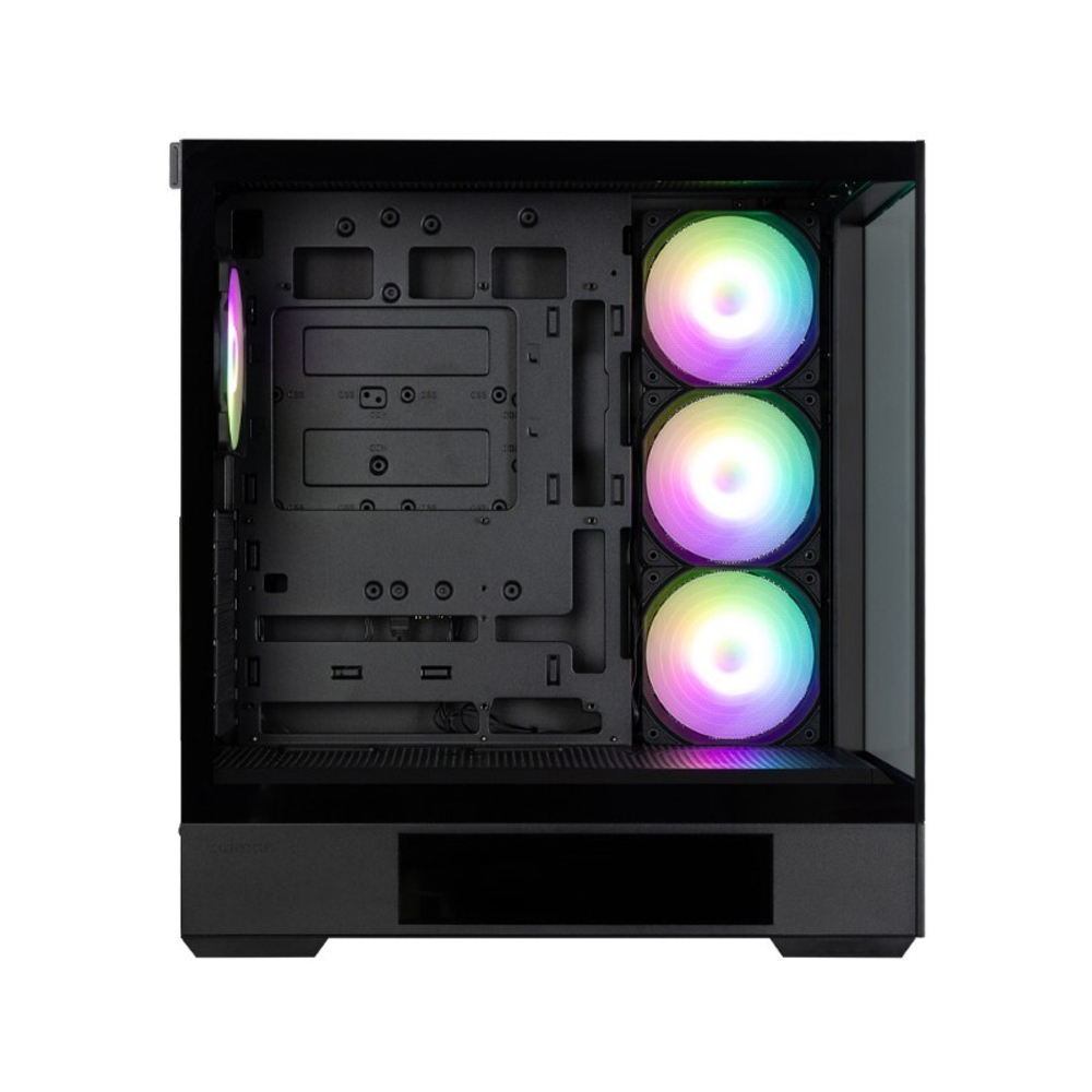 Корпус ZALMAN P40 DS, ATX, BLACK, 9.1-inch LCD