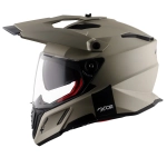 Шлем AXOR X-CROSS DUAL VISOR NR, с визором, цвет никель (L)