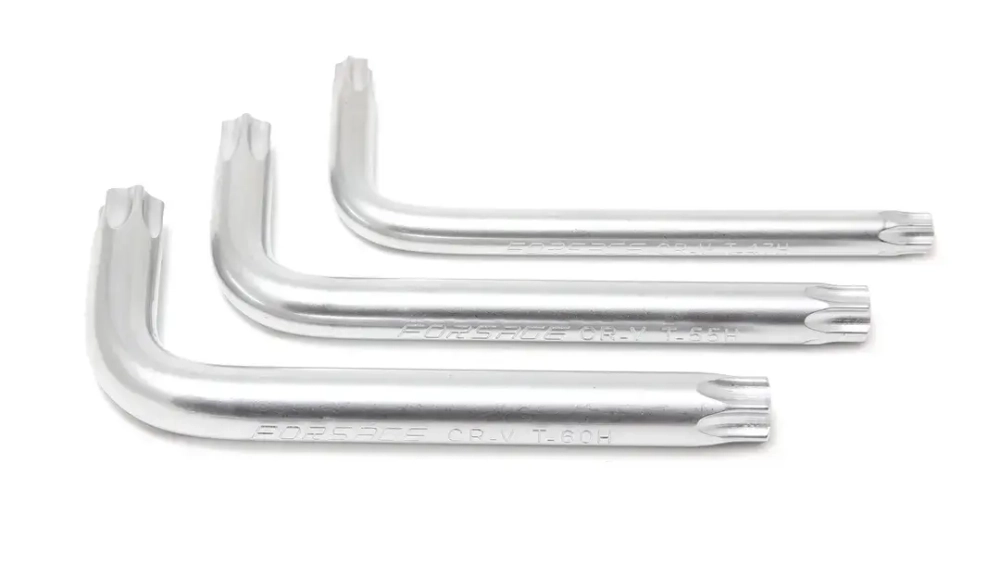 Ключ Г-образный TORX T-15H с отверстием Forsage F-76715
