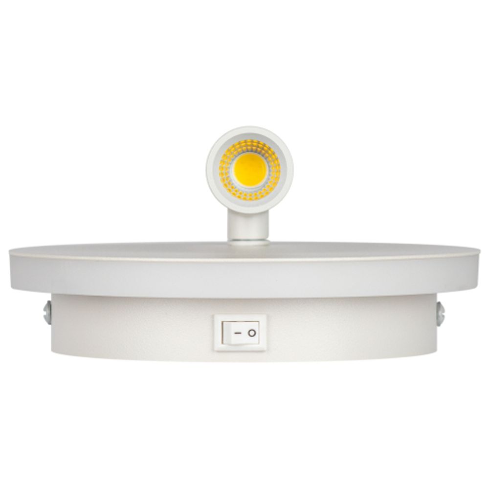 Светильник декоративный настенный светодиодный ЭРА EDGAR WL55 WH COB 5Вт / SMD 7Вт 4000К IP20 белый | Настенная подсветка