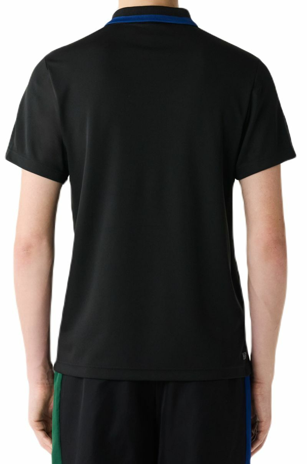 Мужское теннисное поло Ultra-Dry Colour-Block Stripe Tennis Polo Shirt - черный