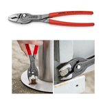 АКЦИЯ СКИДКИ 2026! Клещи с фронтальным и боковым захватами KNIPEX TwinGrip 250 мм, зев 5-27 мм, обливные ручки KN-8201250
