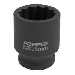 Головка ударная 3/4'', 35мм (12гр.) Forsage F-46835