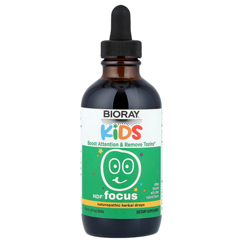 Bioray, Kids, NDF® Focus, со вкусом цитрусовых, 118 мл (4 жидк. унции)